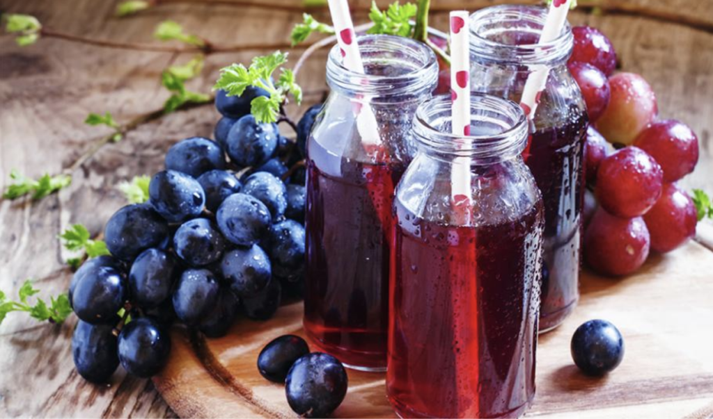 Les bienfaits du jus de raisin
