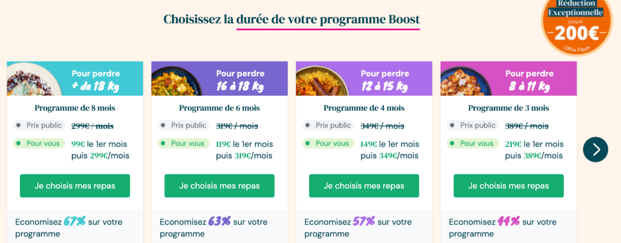 Screenshot 2025-06-17 at 1.48.57 PM Offres Qilibri Boost 2025 : programmes minceur de 3 à 8 mois pour perdre jusqu’à 18 kg, avec réductions jusqu’à 200 €